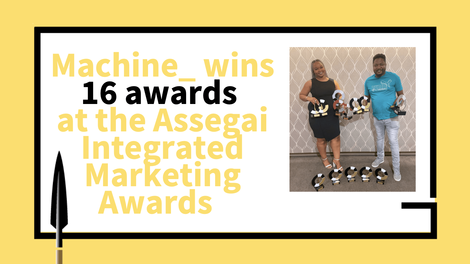 Creative solutions agency Machine_ wins at assegai awards 2022