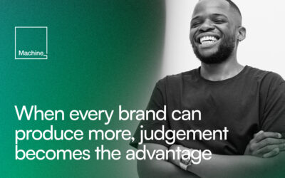 When every brand can produce more, judgement becomes the advantage